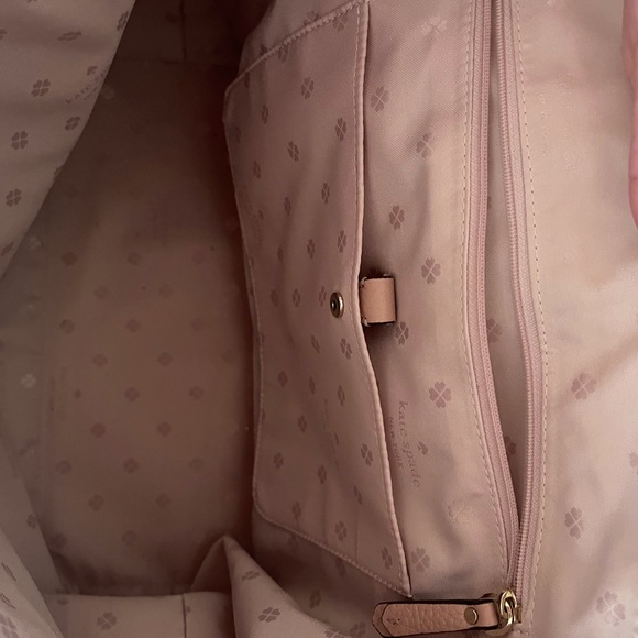 Offers Welcomed! Kate Spade Large Pink Pebbled Leather Zip Tote - Picture 6 of 6